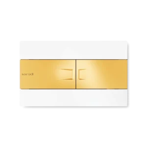 صفحه کلید ایمن آب مدل فلت سفید طلایی براق