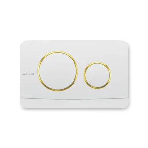 صفحه کلید ایمن آب مدل پلنت سفید طلایی براق