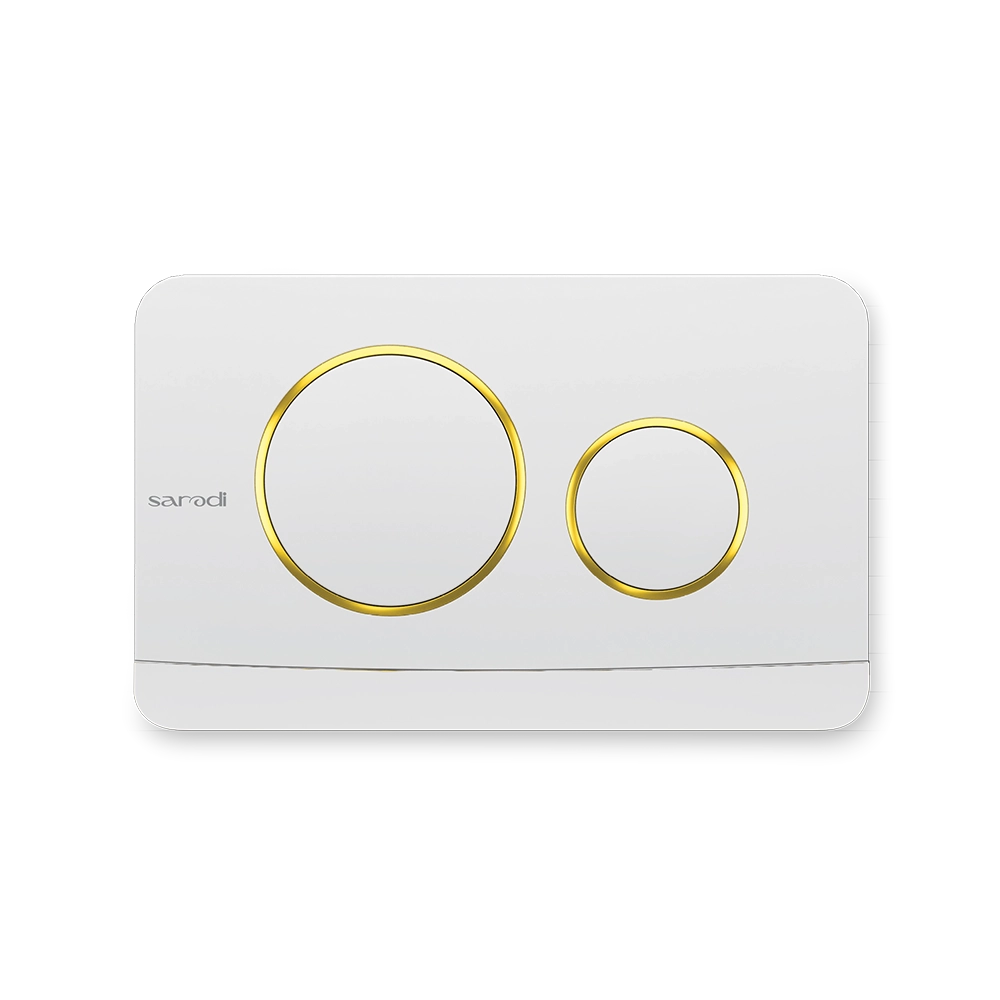 صفحه کلید ایمن آب مدل پلنت سفید طلایی براق